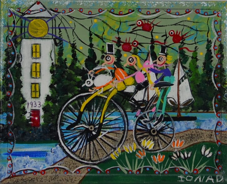 Iona Dalton, A Family of Four Taking a Bike Tour