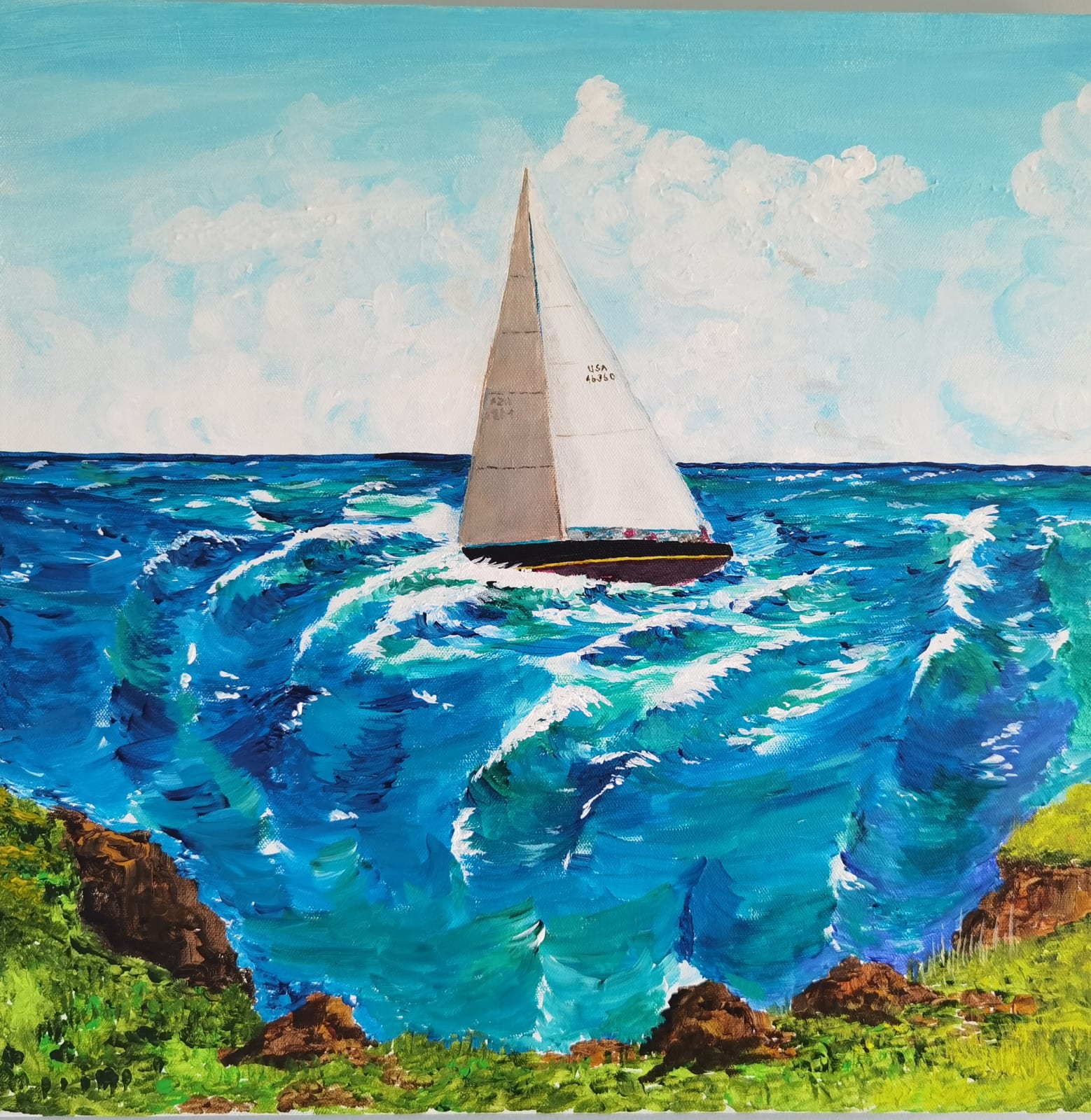 Clyde Fries, Swift Sure Sail Past