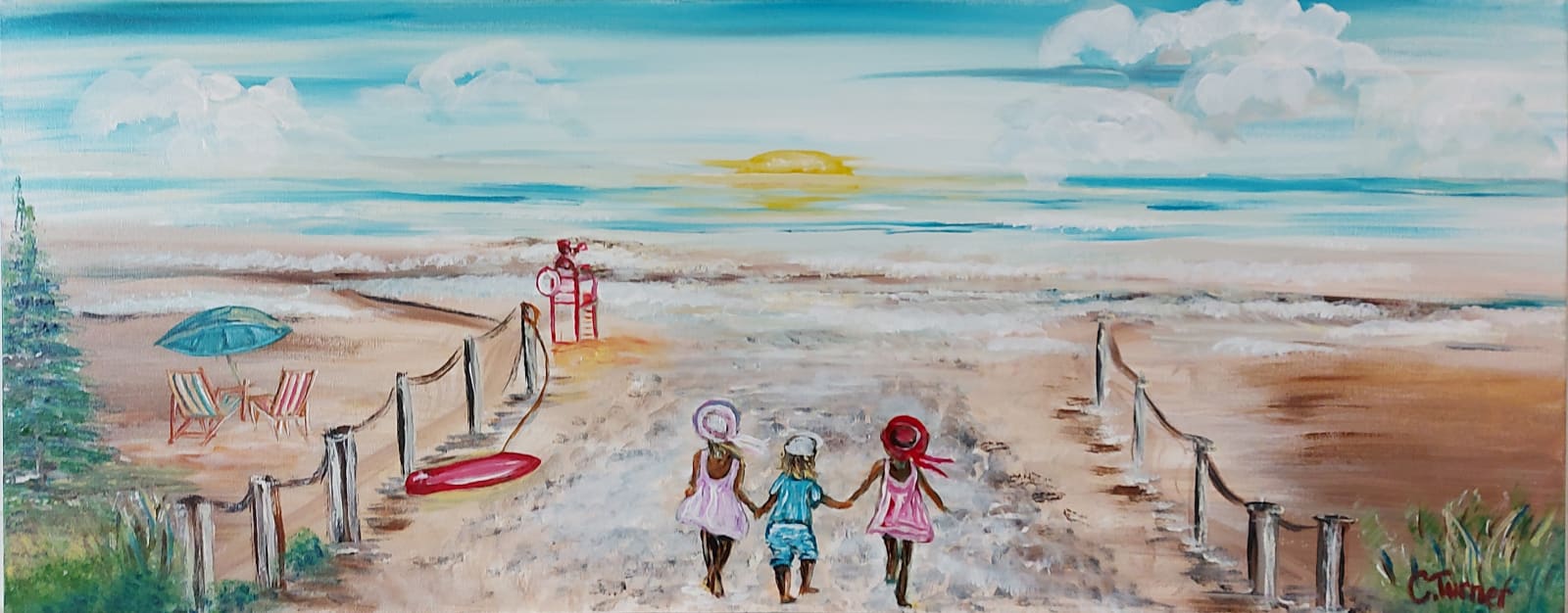 Cathy Turner, A Day at the Beach