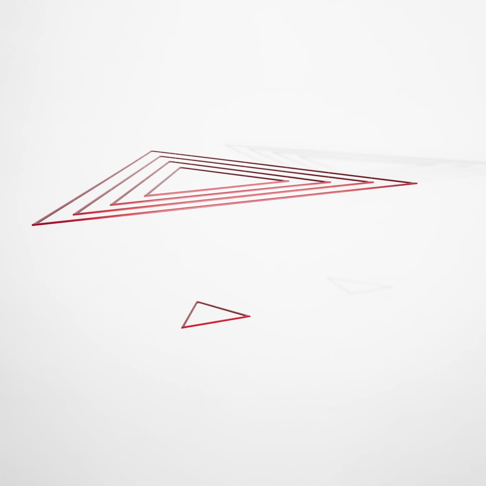 Elias Crespin, Trianguconcéntricos Alu Rouge 50, 2021