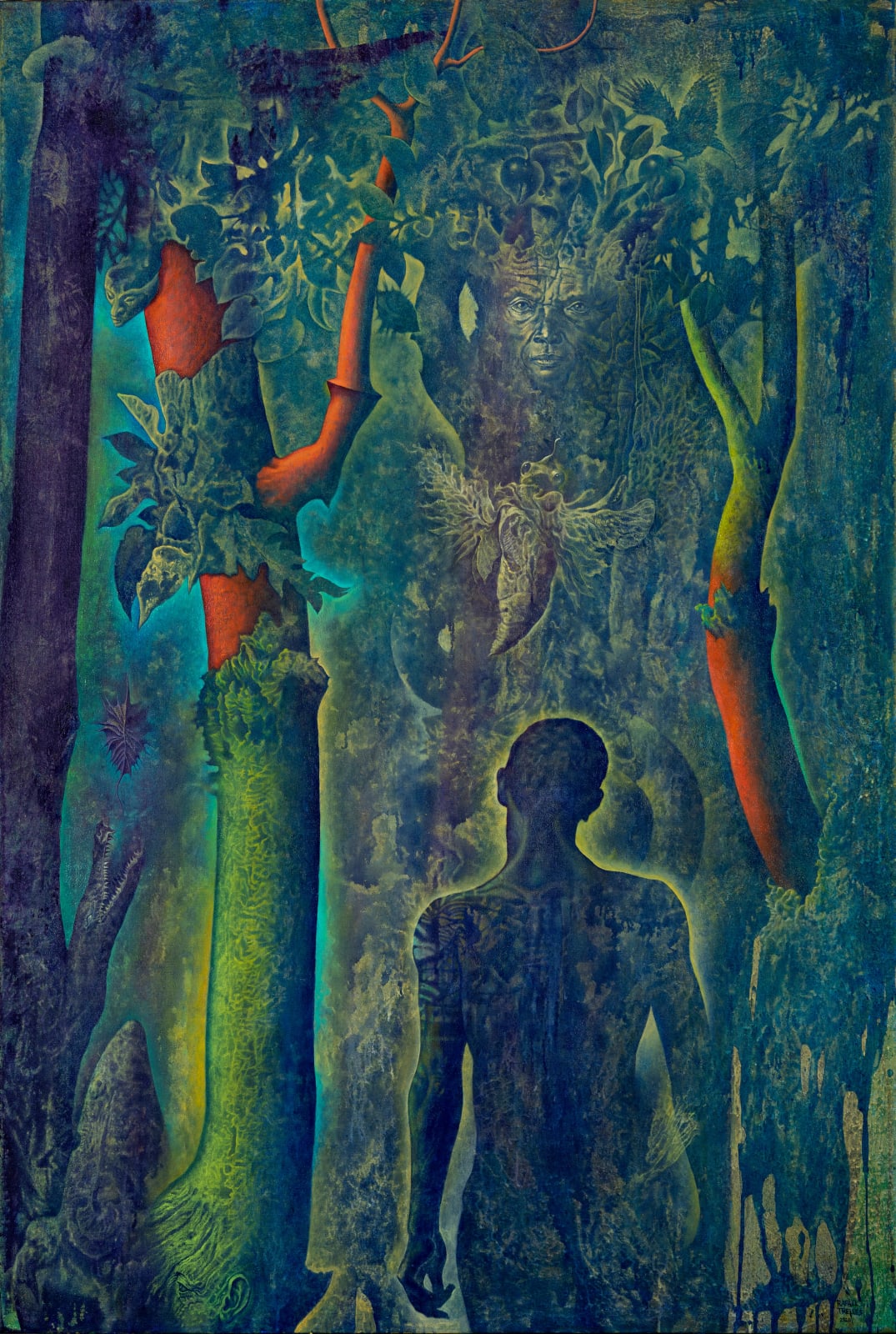 Rafael Trelles, Bosque nocturno (Night Forest), 2020