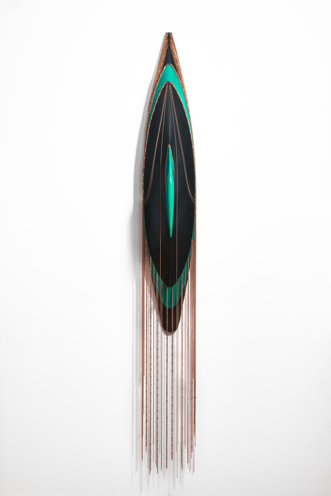 LR Vandy, Black, Green and Copper, 2019