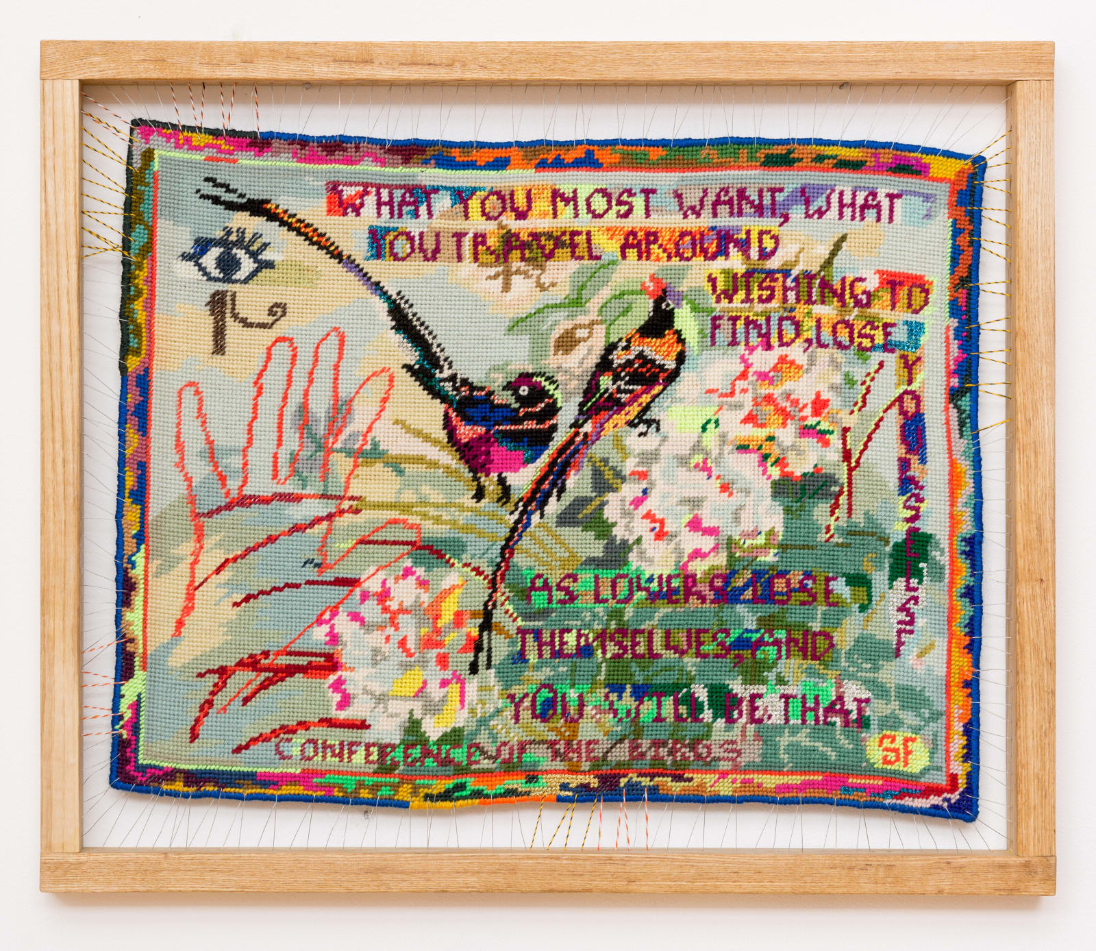 Sylvie Franquet, Persian Love Birds, 2014