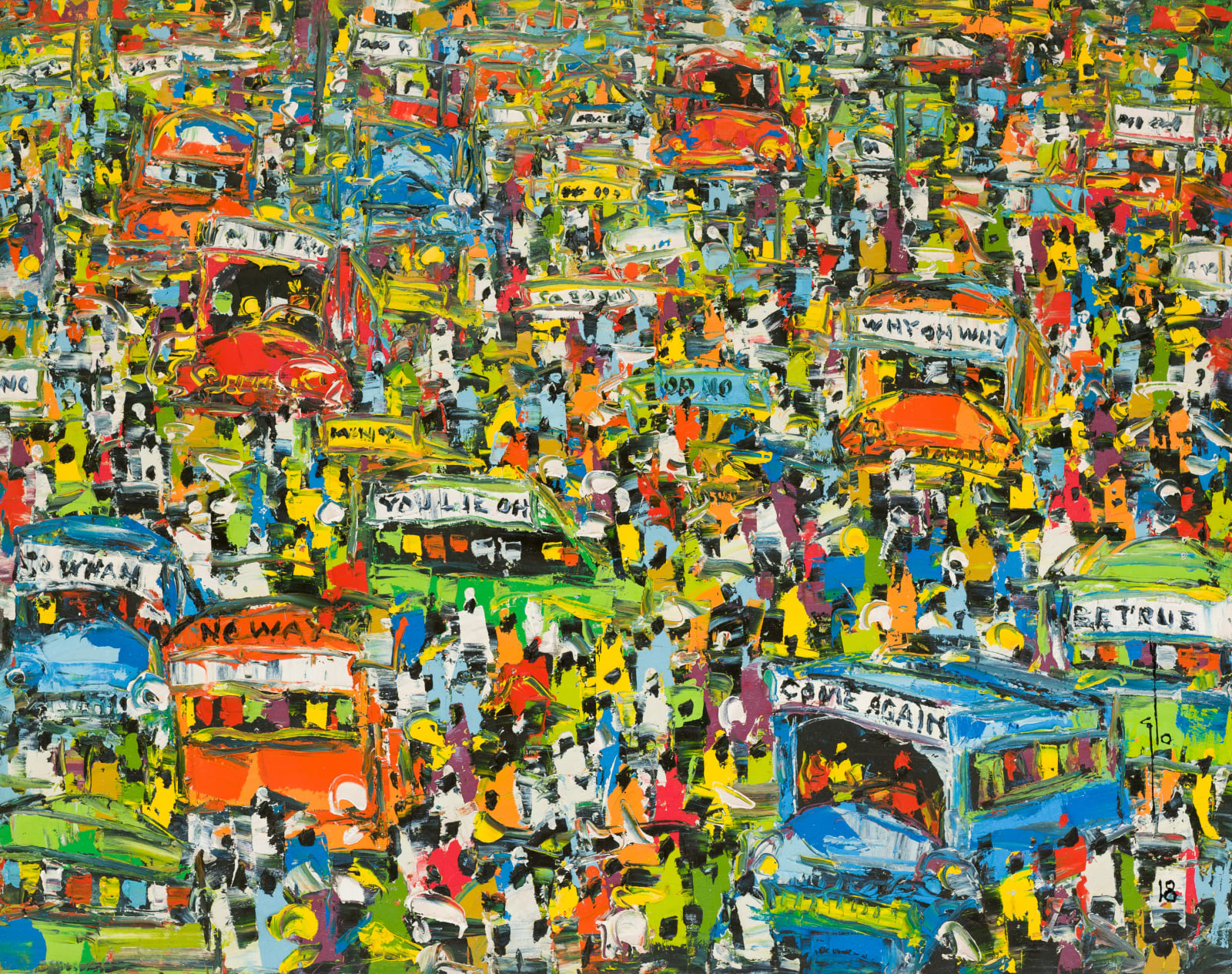 Ablade Glover, Lorry Station (Come Again), 2018