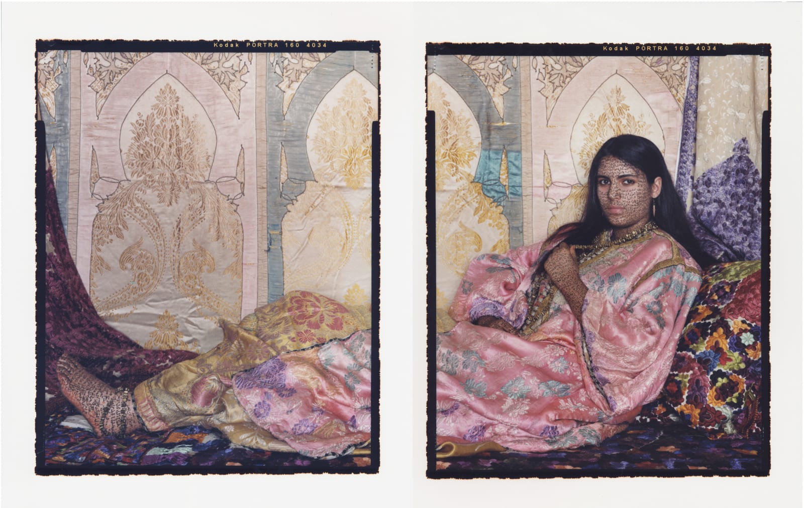 Lalla Essaydi, Harem Revisited #61 (diptych), ed. of 15, 2013