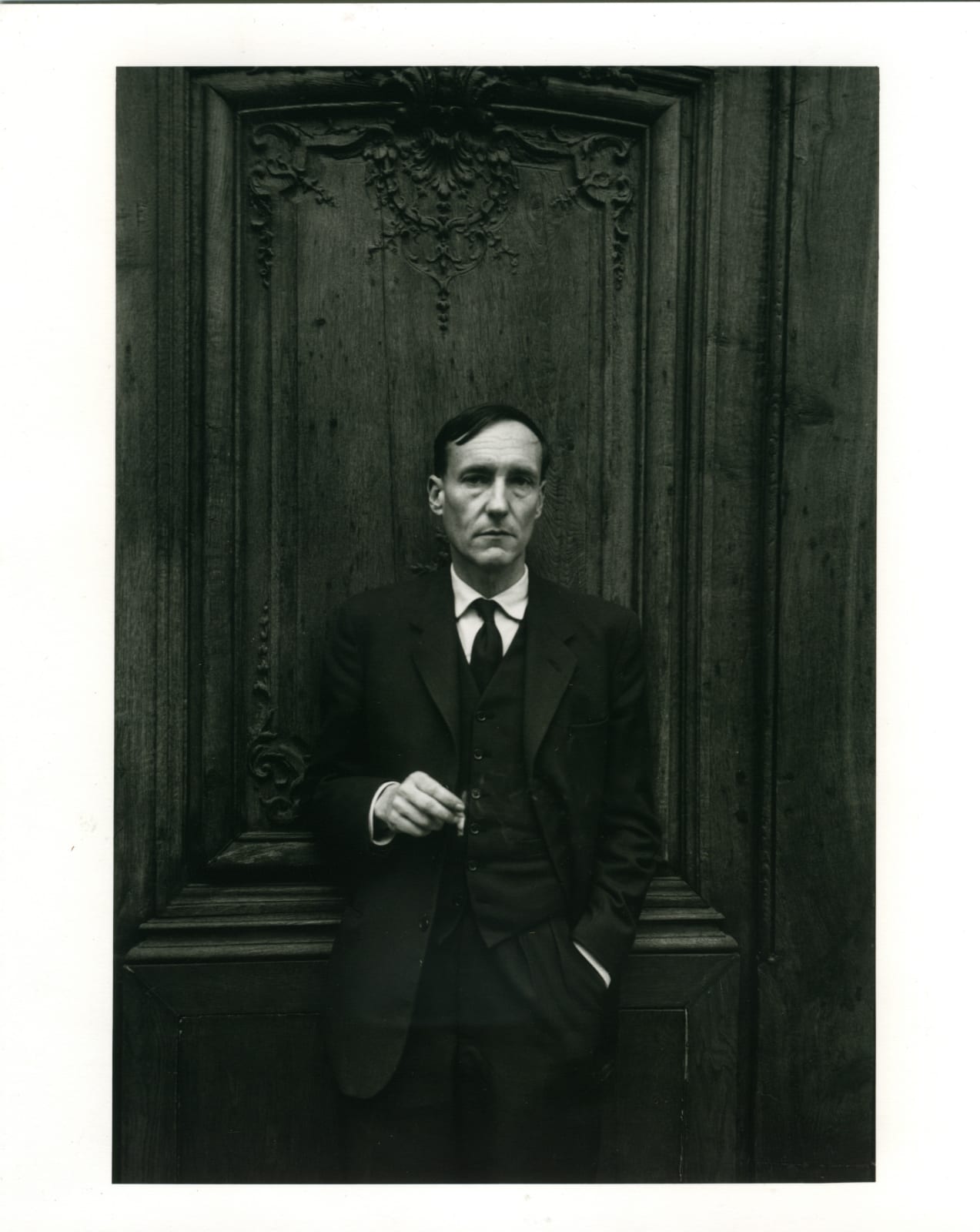 Brion Gysin, William Burroughs at the Institut Française (Naked Lunch Launch series, Paris, October 1959), 1959