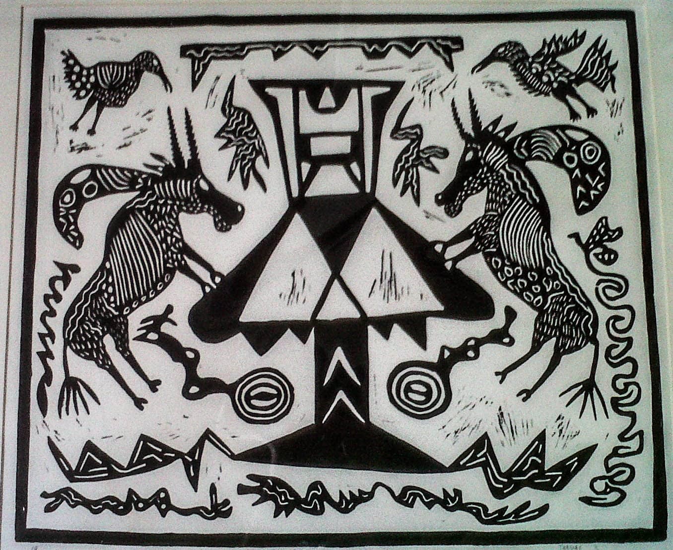 Thamae Setshogo, Gemsbok and Birds ed. 18/80