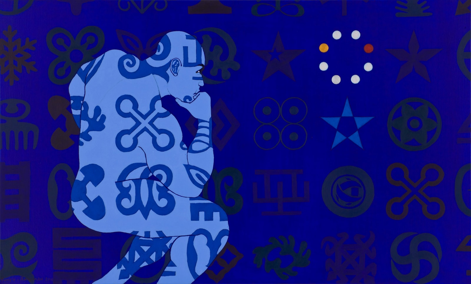 Owusu-Ankomah, Thinking the Microcron No.3, 2011