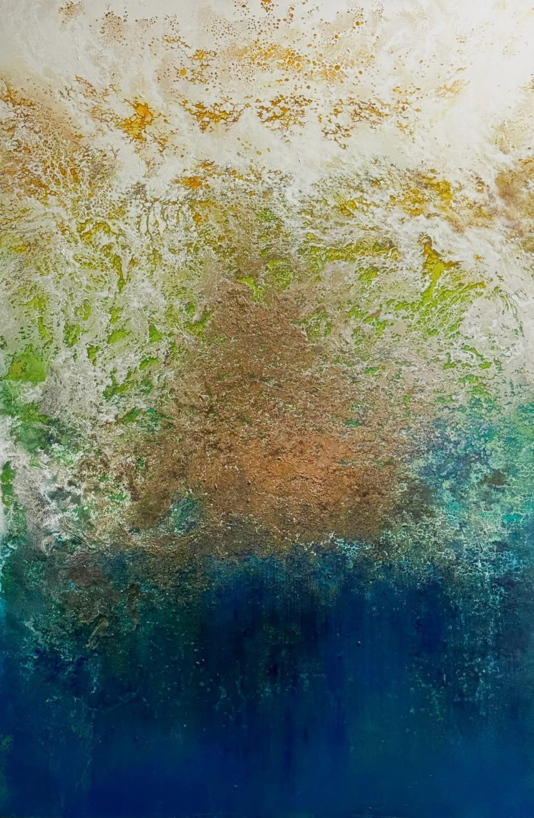 Govinda Sah 'Azad', Mountain-Cloud-Sea, 2025