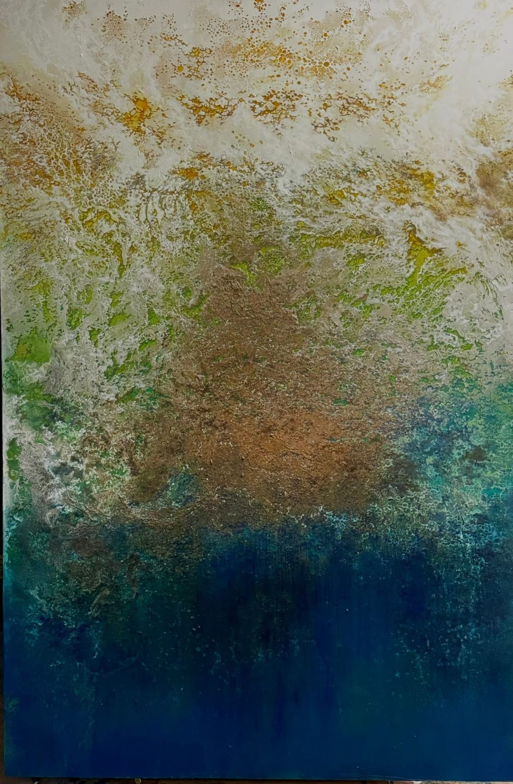 Govinda Sah 'Azad', Mountain-Cloud-Sea, 2025