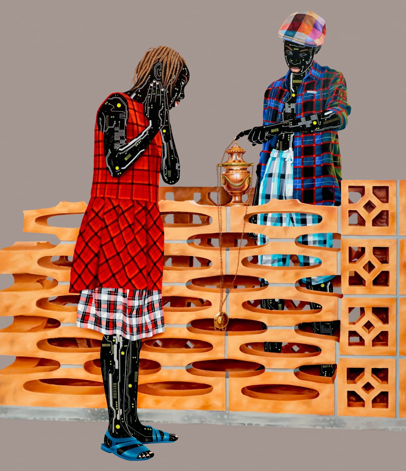 Eddy Kamuanga Ilunga, Profondeur d'identité 3 (Deeper into Identity 3), 2021