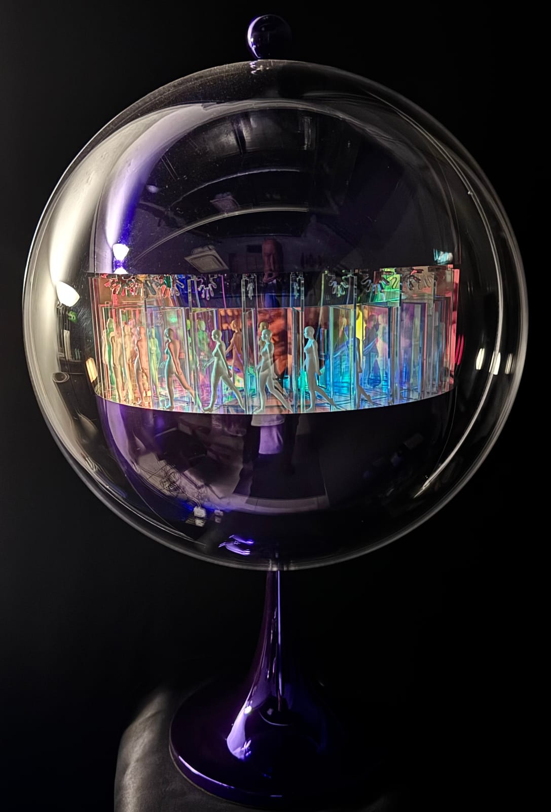 Xu Zhongmin, Egg shape C Purple, 2024