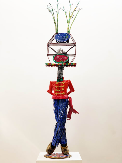 Sokari Douglas Camp, Sugar Cane John Canoe, 2021