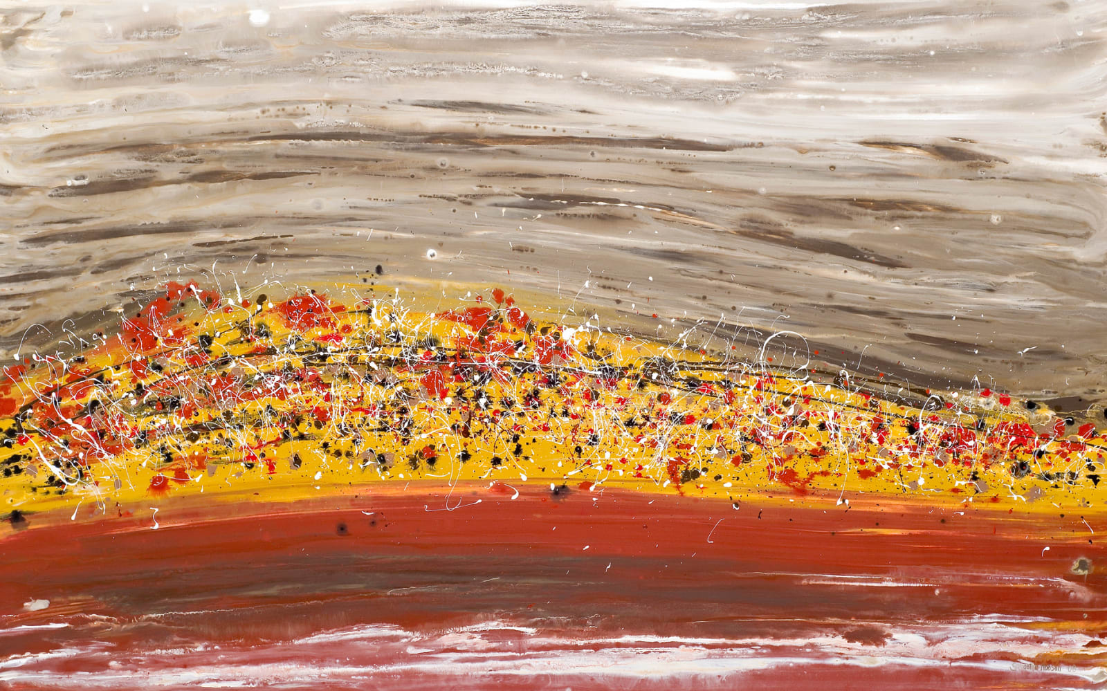 Samantha Hobson, Dry stony ridge, 2008