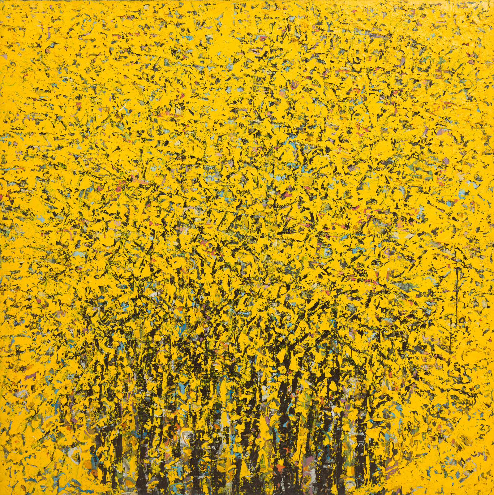 Ablade Glover, Yellow Tree, 2023