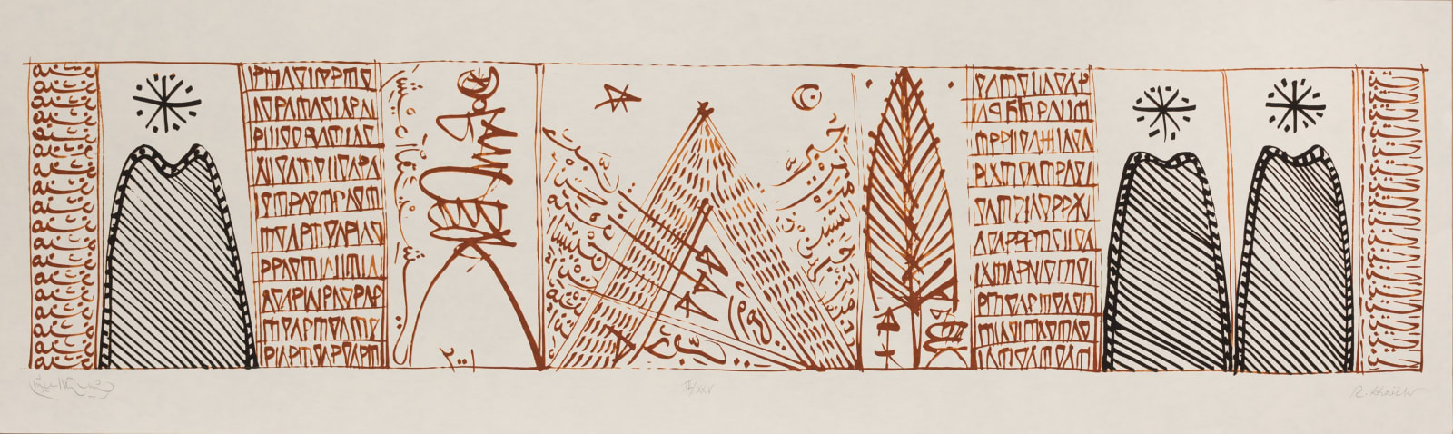 Rachid Koraïchi, The Angel with the Broken Feather, 2003