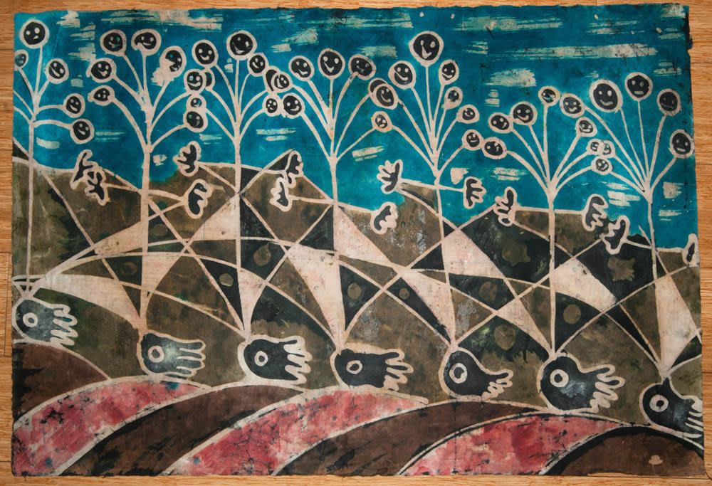 Tunde Odunlade, Untitled (Circle Heads), Unknown