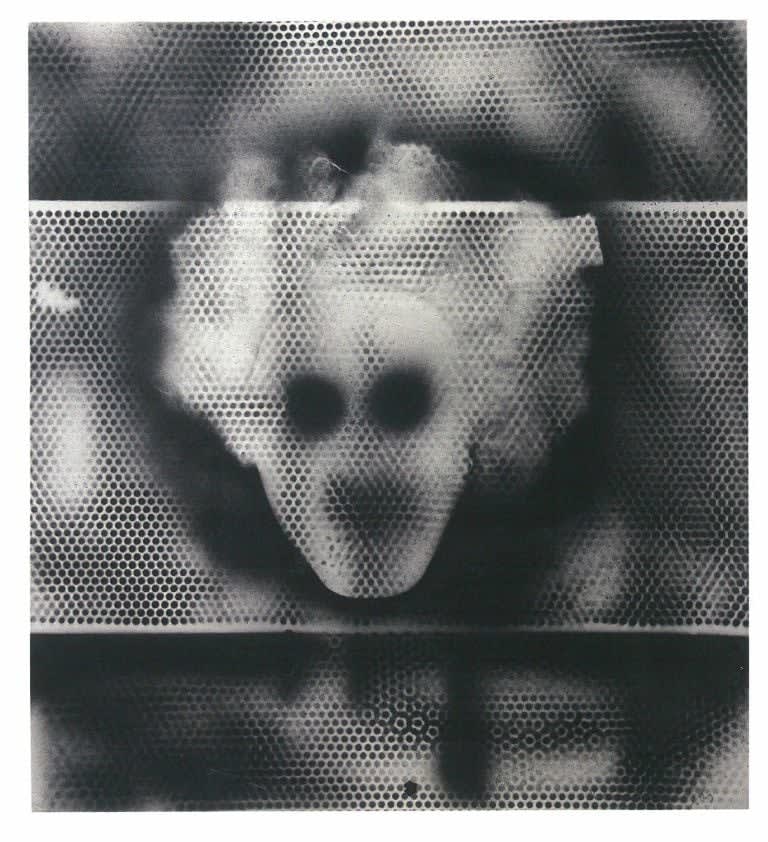 William S. Burroughs, Warhol, A Portrait in TV Dots..., 1992