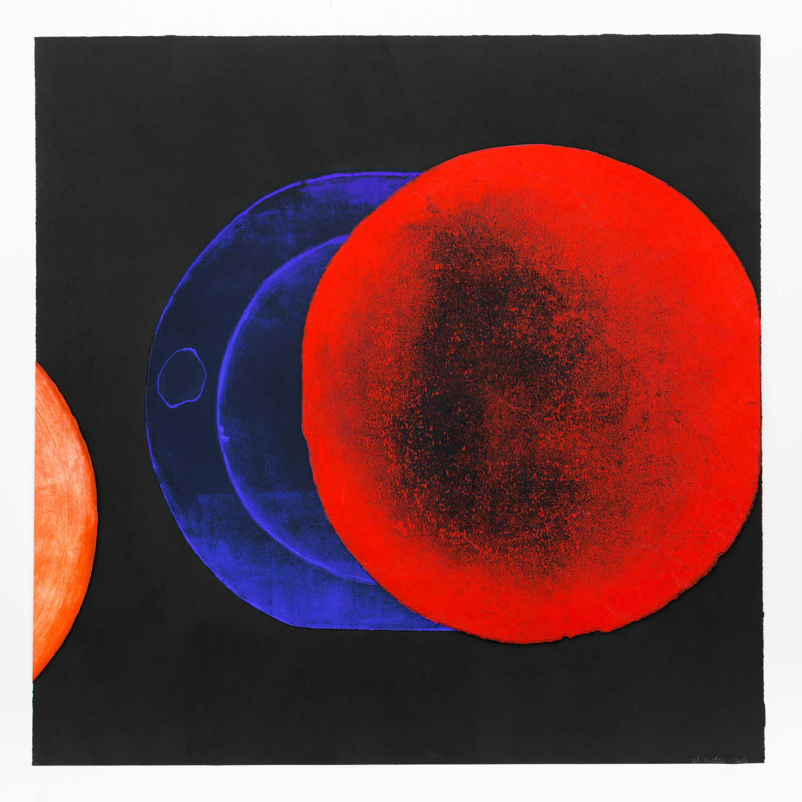 El Anatsui, Cadmium-Vermillion Eclipse, 2016