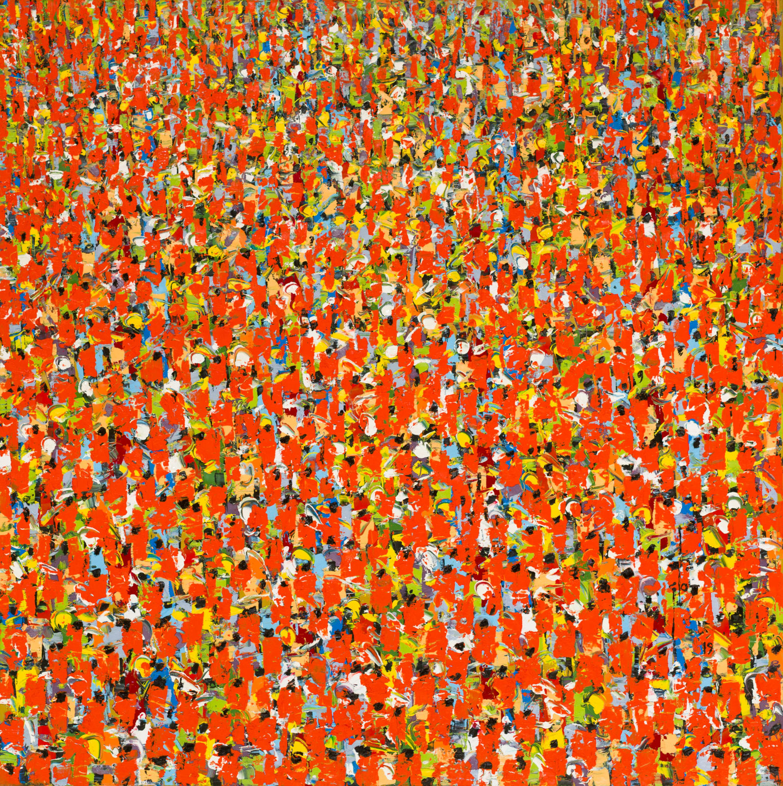 Ablade Glover, Red People IV, 2019