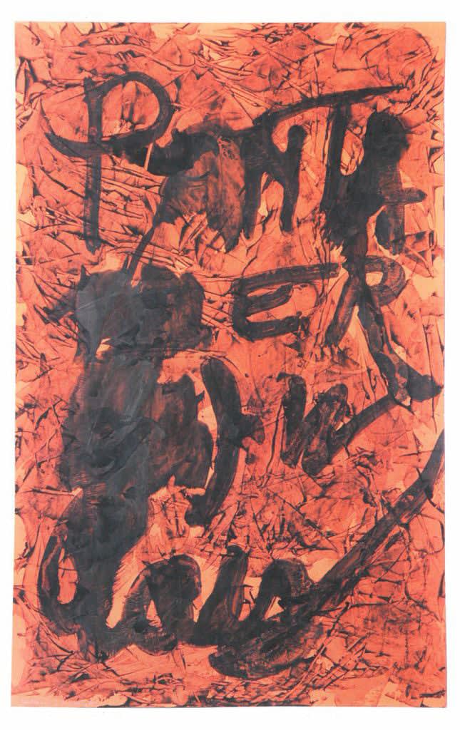 William S. Burroughs, Untitled, 1990