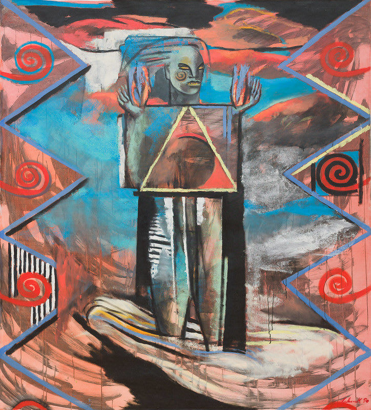 Elisabeth Lalouschek, Nierica - Caressed By Fire, 1990