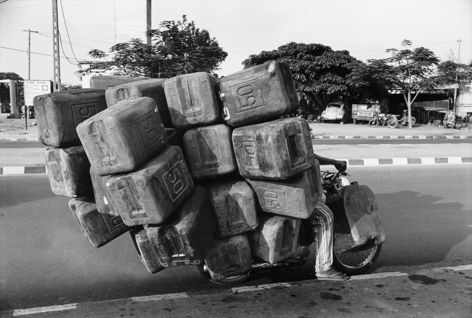 Romuald Hazoumè, Pied à terre from the series 'Kpayoland', 2004