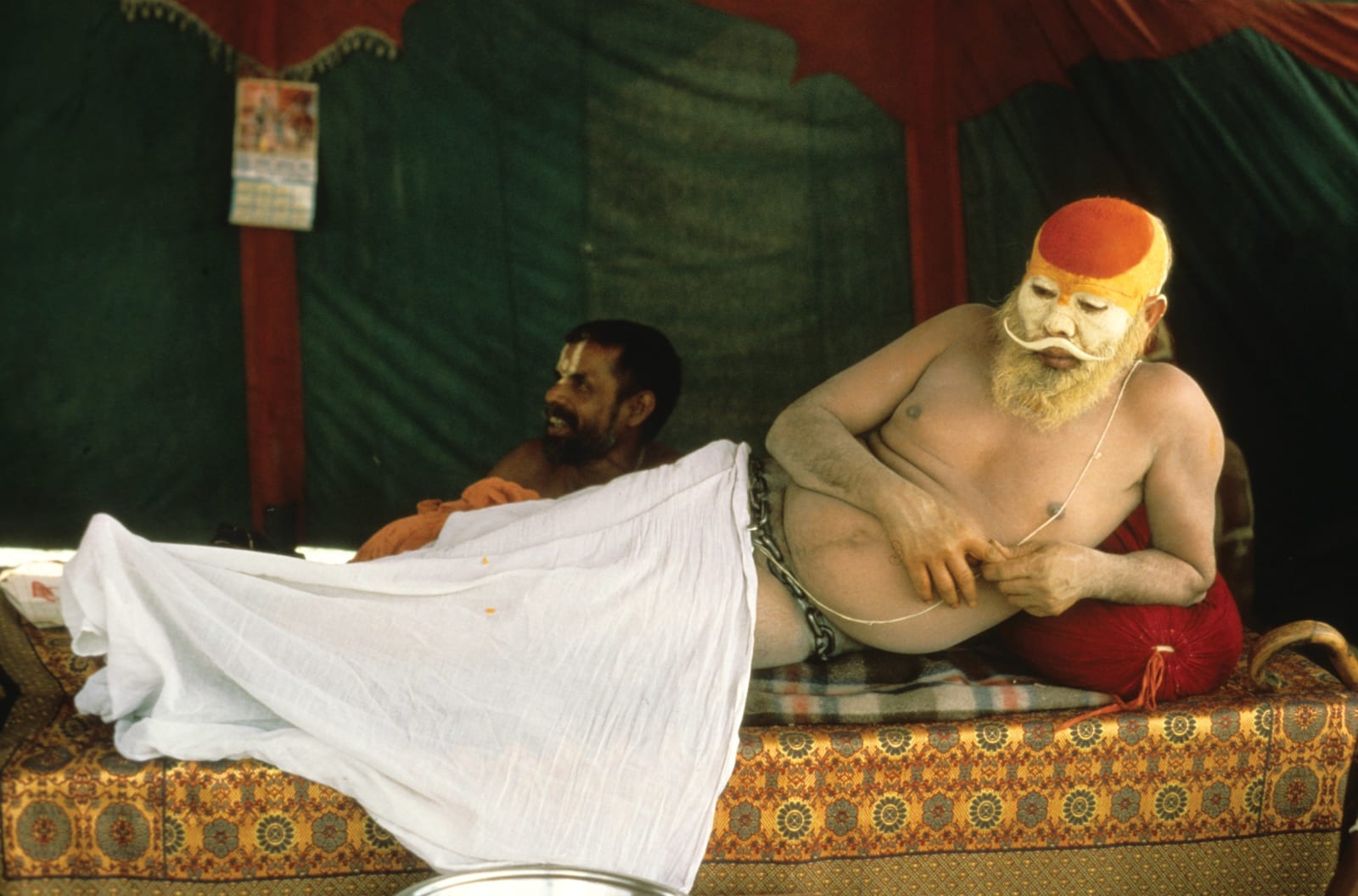 Ira Cohen, Reclining Baba, 1986