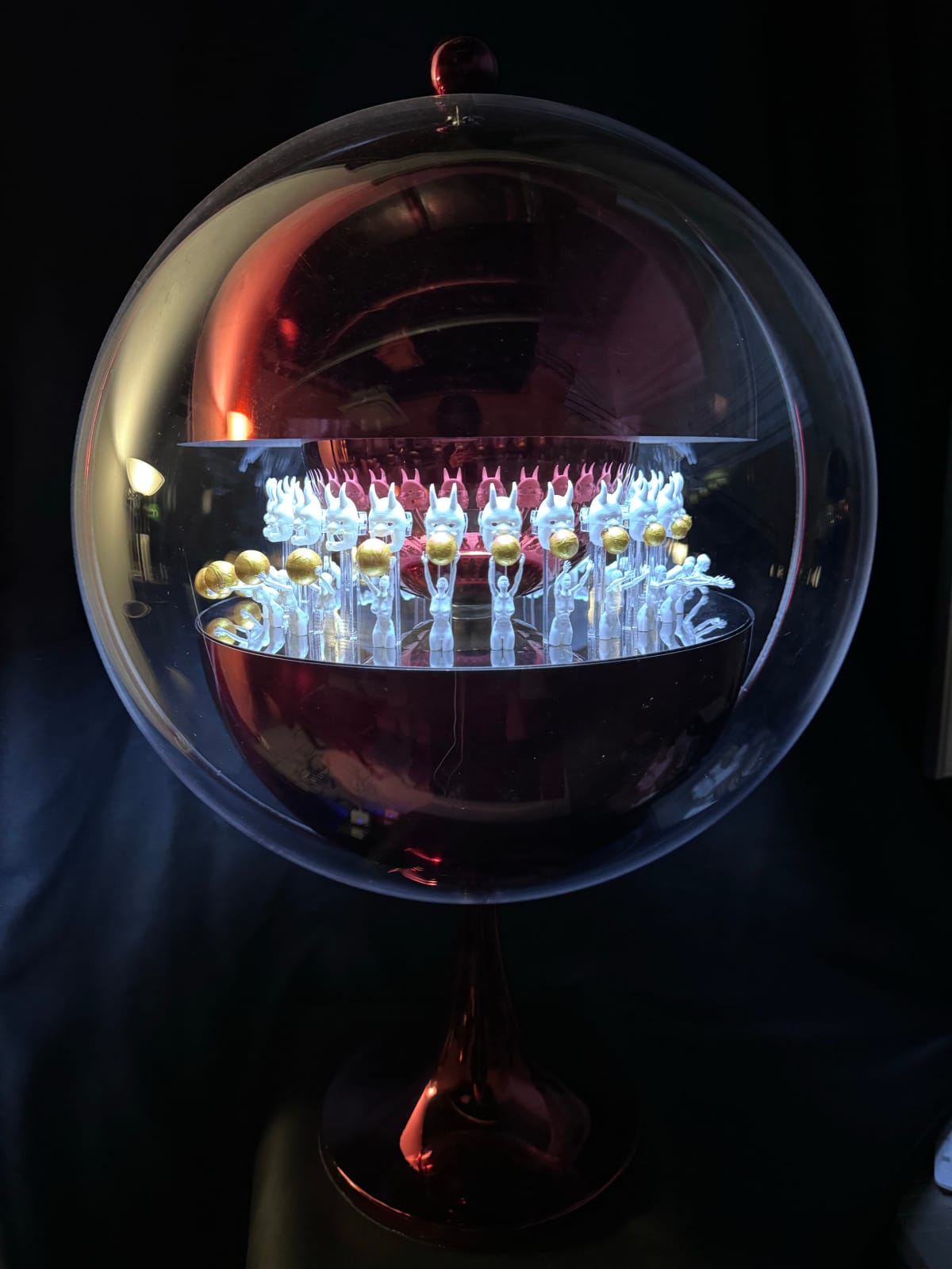 Xu Zhongmin, Egg shape B Red, 2024