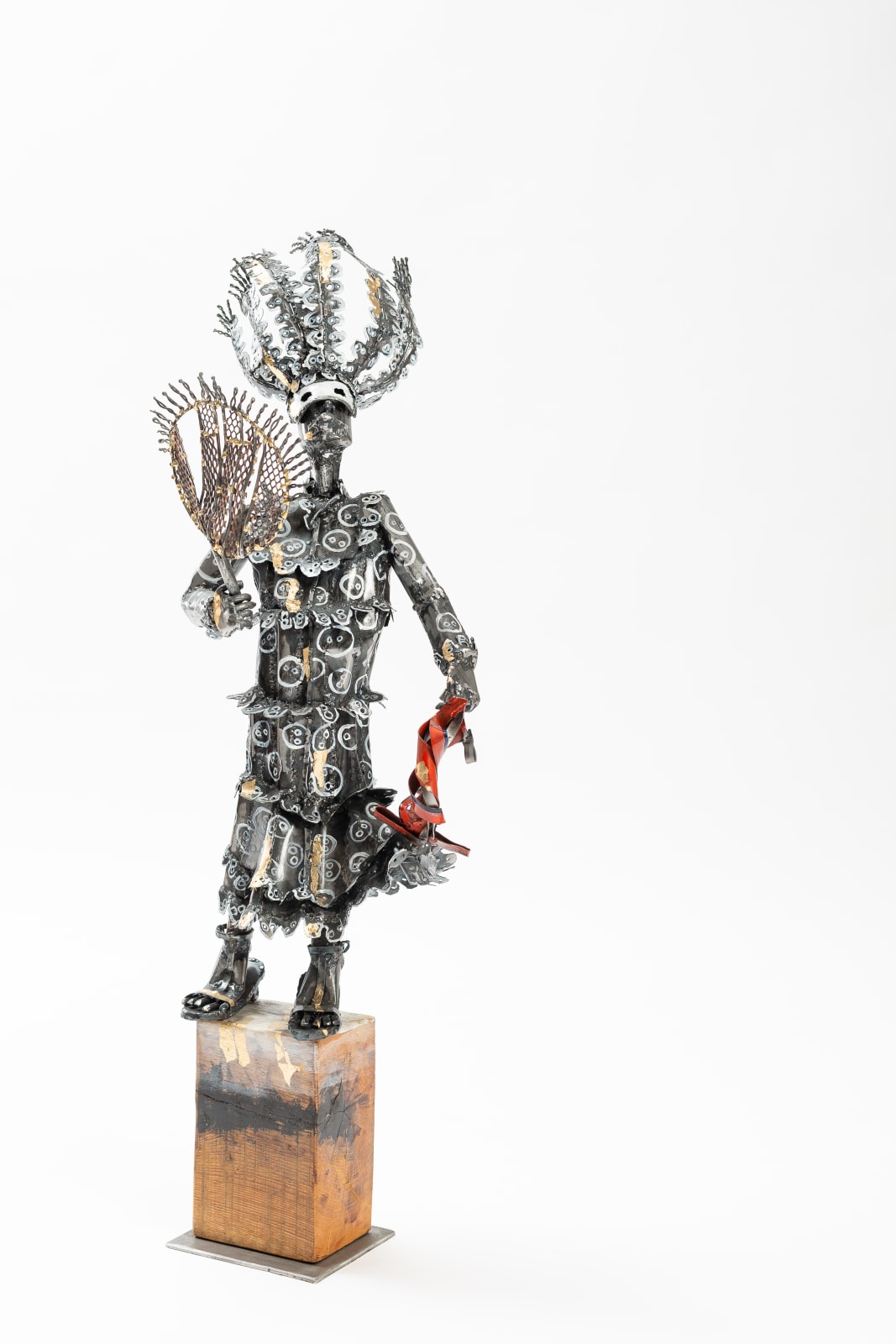 Sokari Douglas Camp, John Canoe Lace and Heels, 2021
