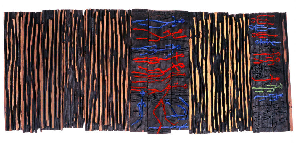 El Anatsui, Sleeping Cloth, 1993