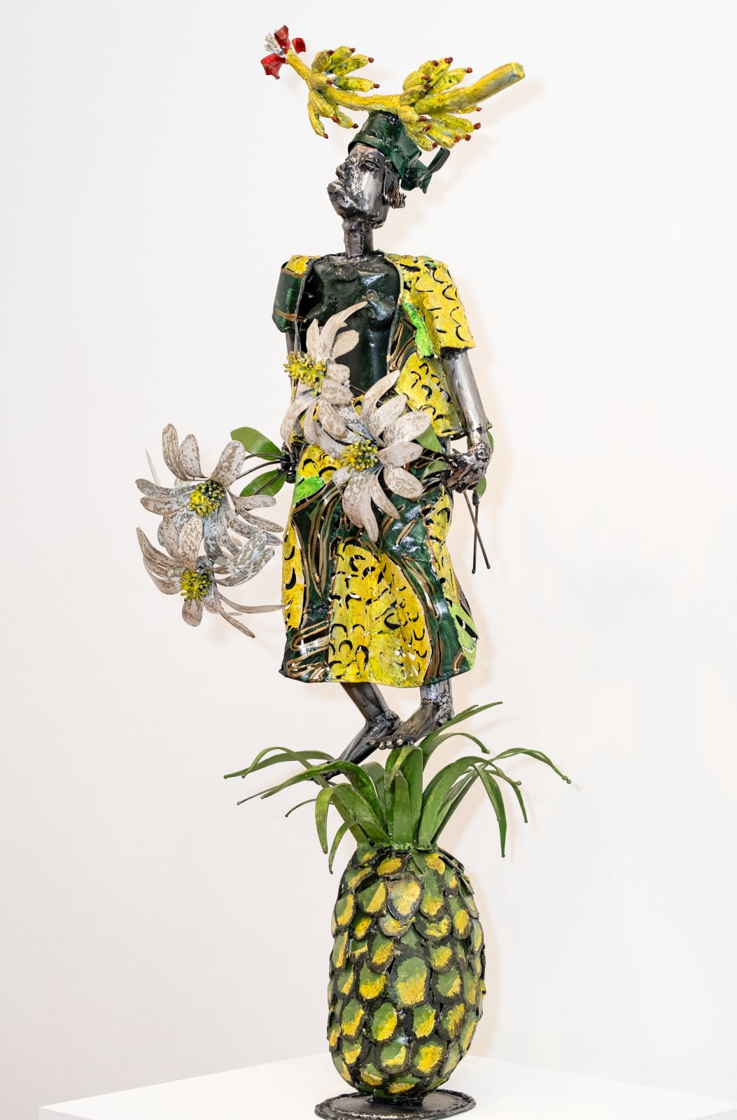 Sokari Douglas Camp, Pineapple Daisy, 2024