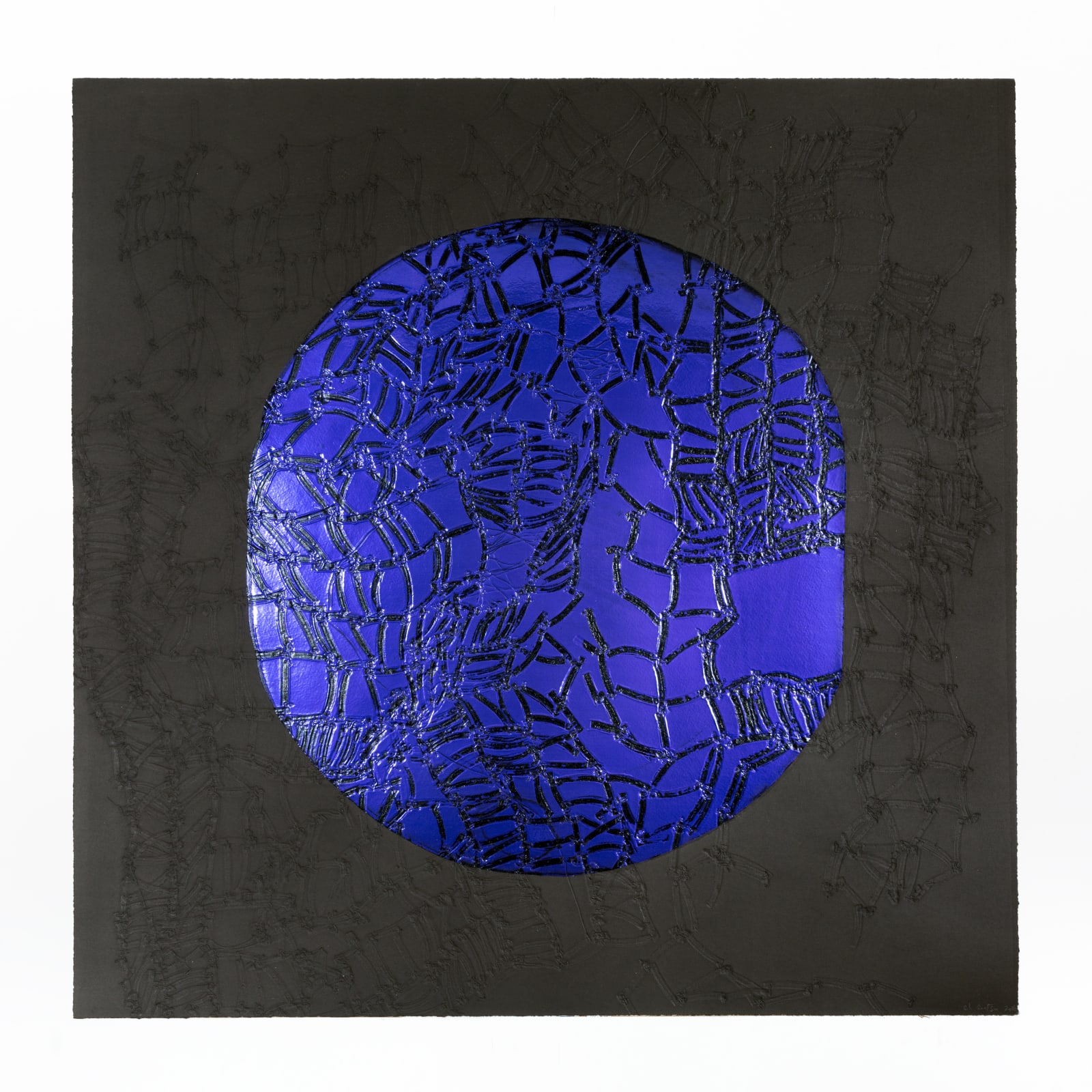 El Anatsui, Untitled (from the Circular Series), 2016