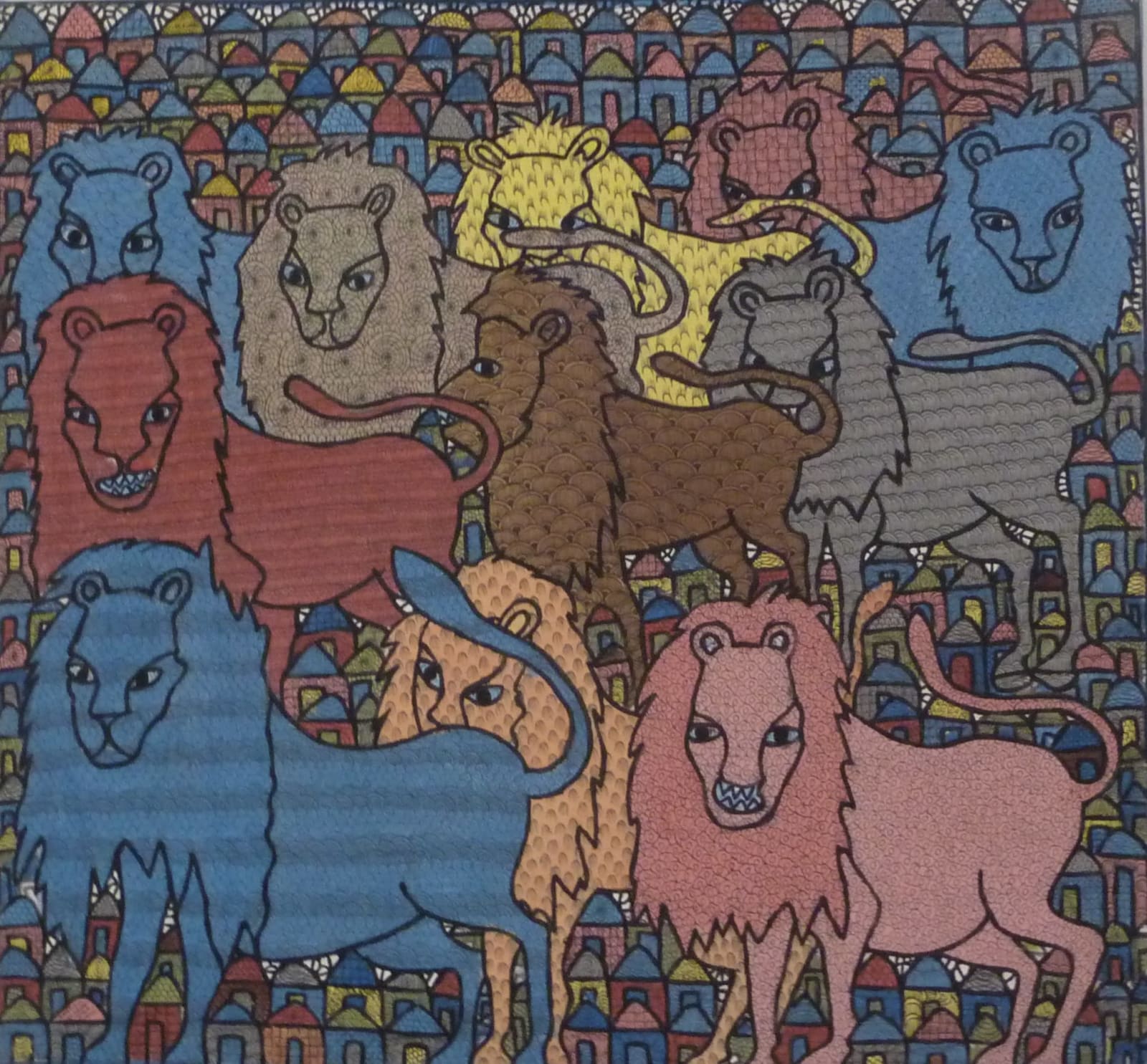 Chief Z.O. Oloruntoba, A Pride of Lions, 1992