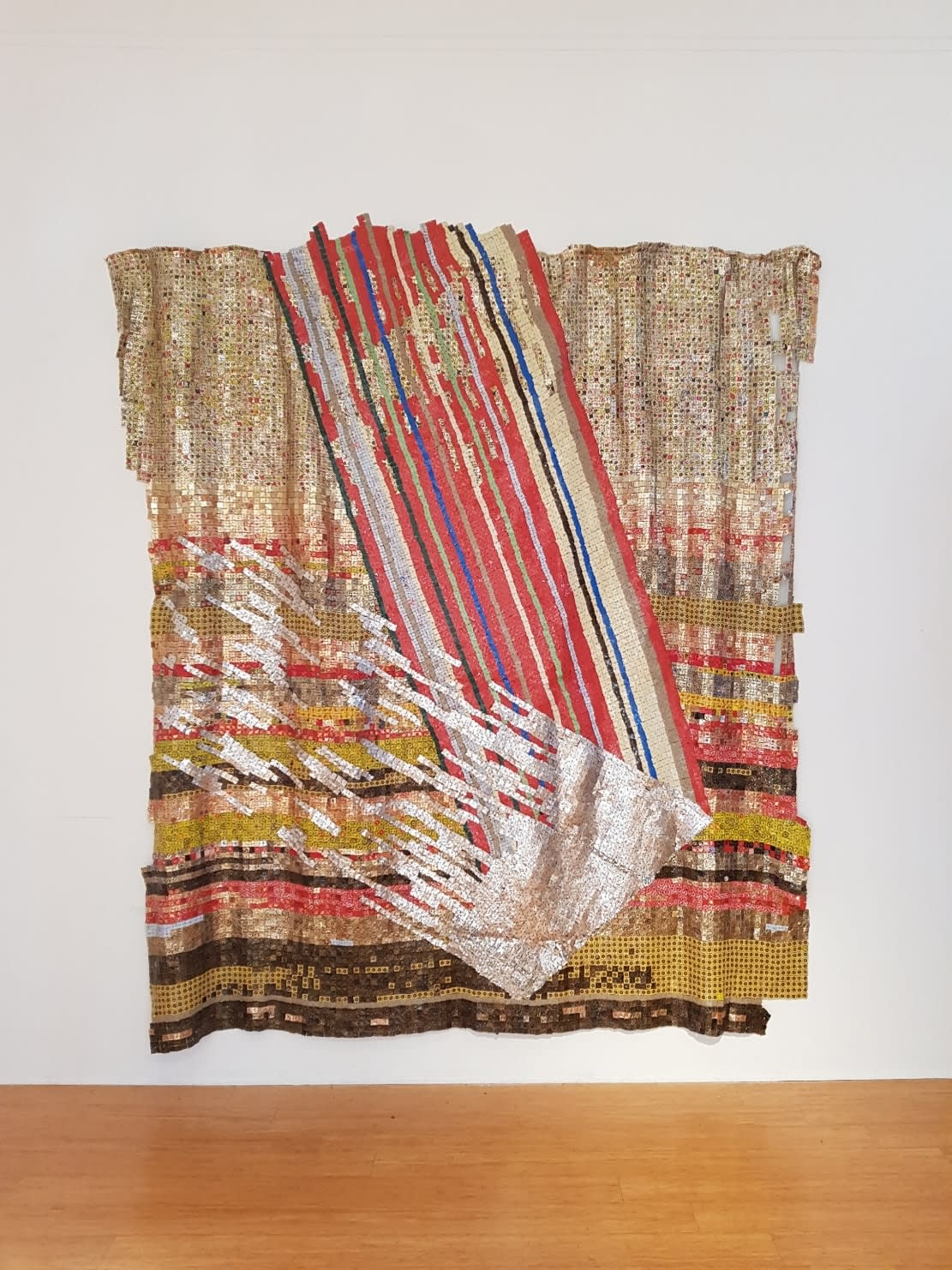 El Anatsui, Change in Fortune, 2018