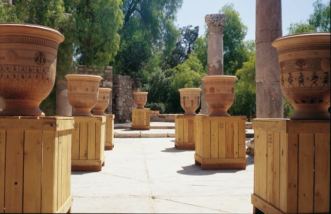 Rachid Koraïchi, Lettres d'argile; Hommage à Ibn'Arabi - Letters of Clay; homage to Ibn Arabi, 1998