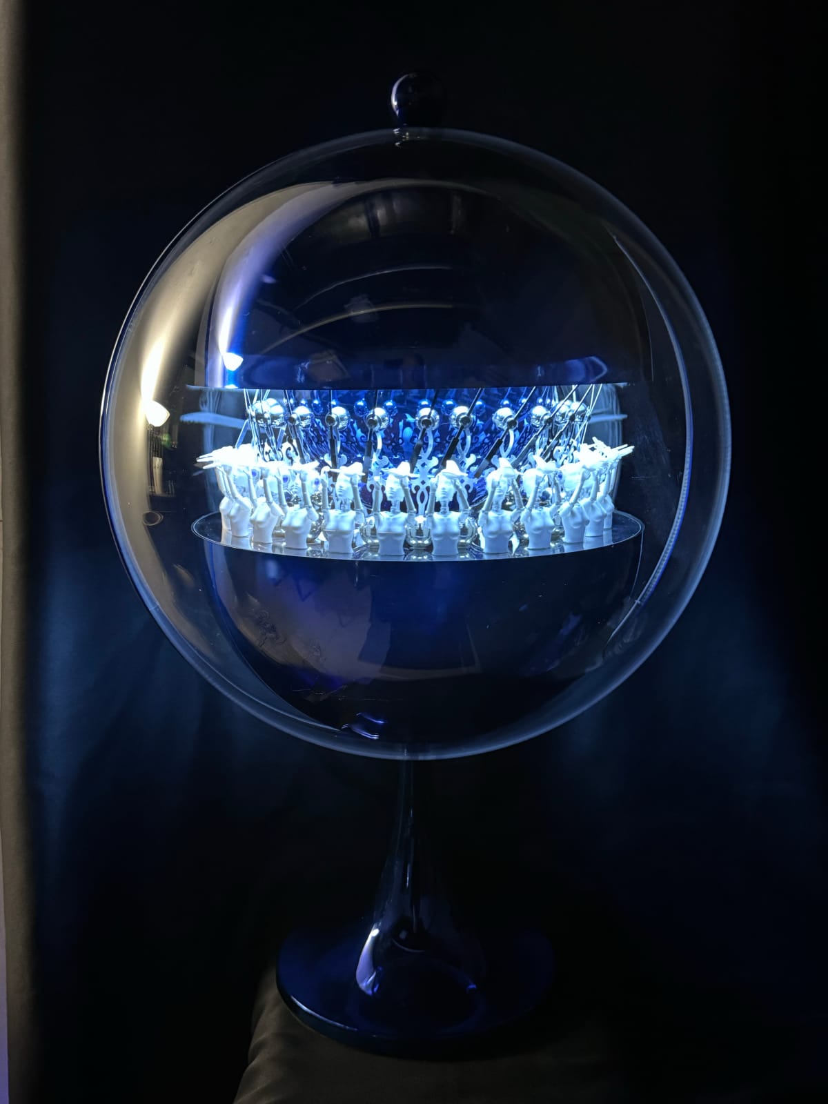 Xu Zhongmin, Egg shape D Blue, 2024