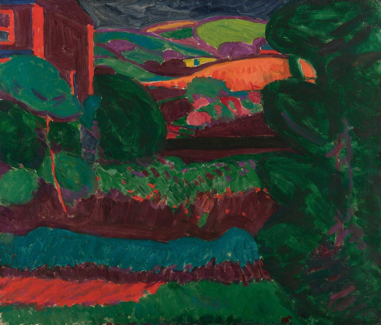 Matthew Smith, Cornish Landscape II, 1920
