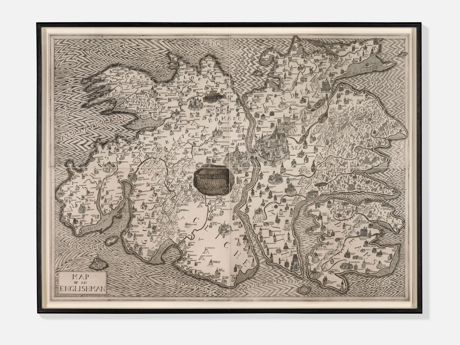 Grayson Perry, Map of an Englishman, 2004