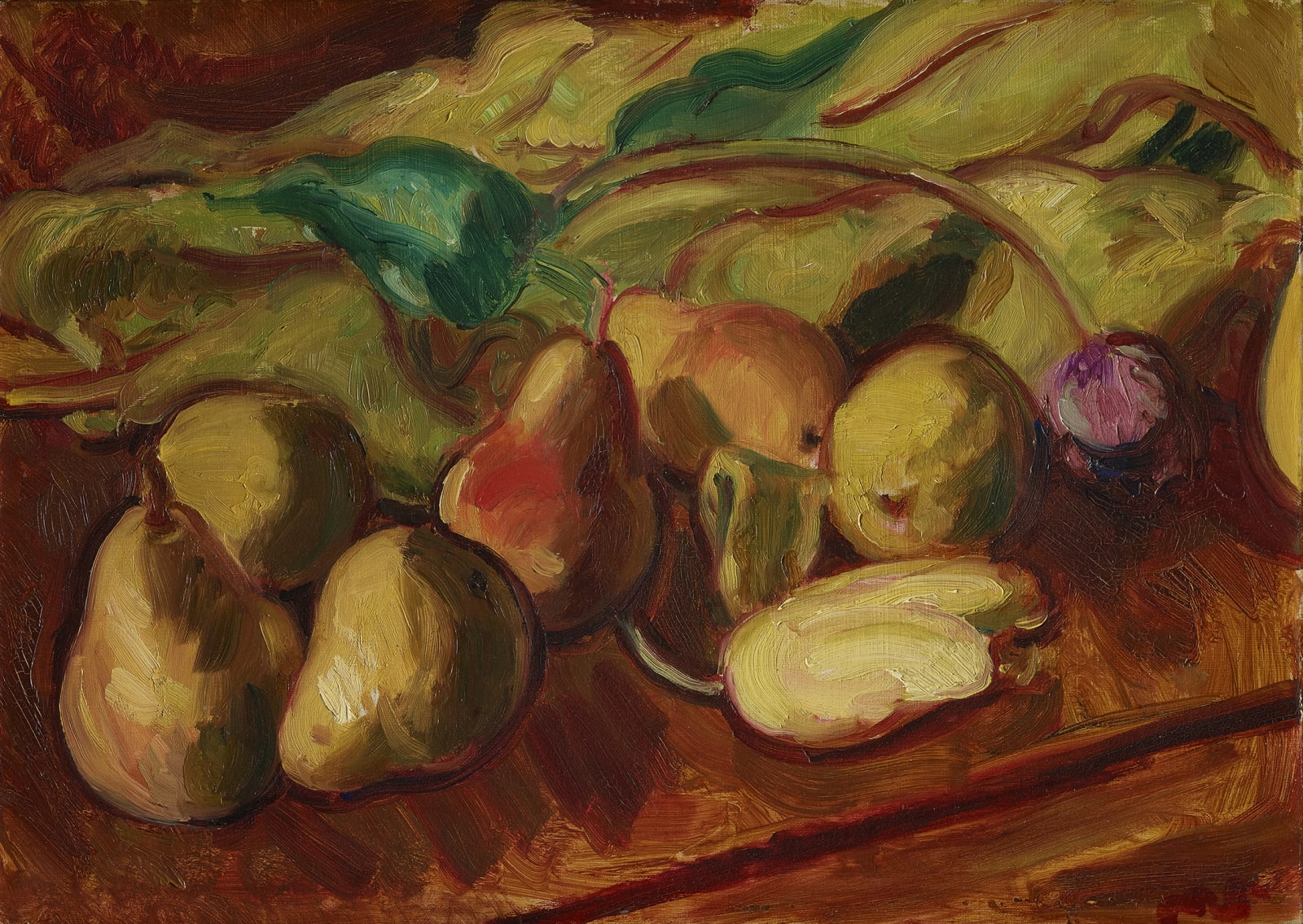 Matthew Smith, Still Life: Pears and Tulips, c1936