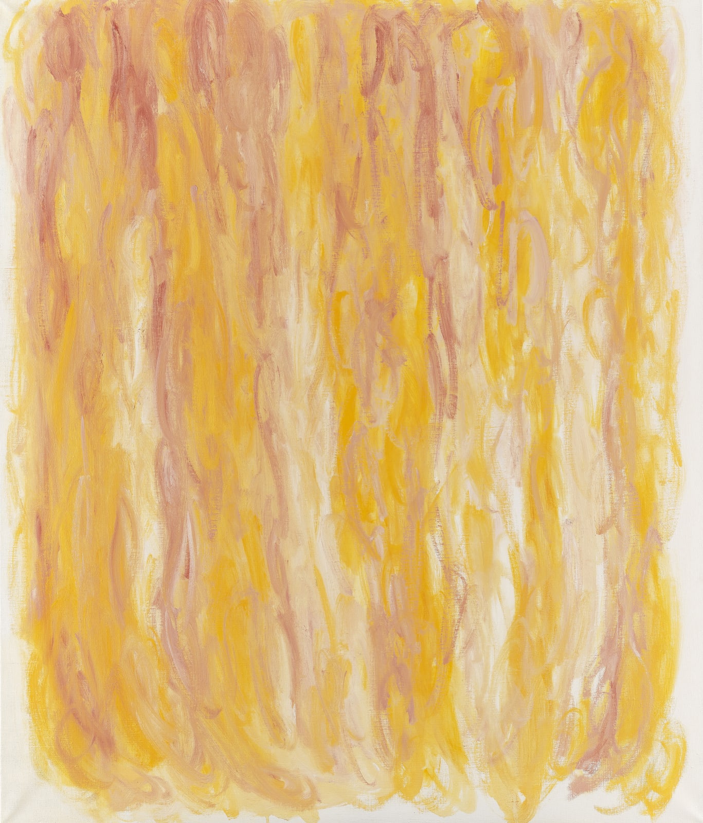William Turnbull, Untitled (Willows 4 Red and Orange), 1979