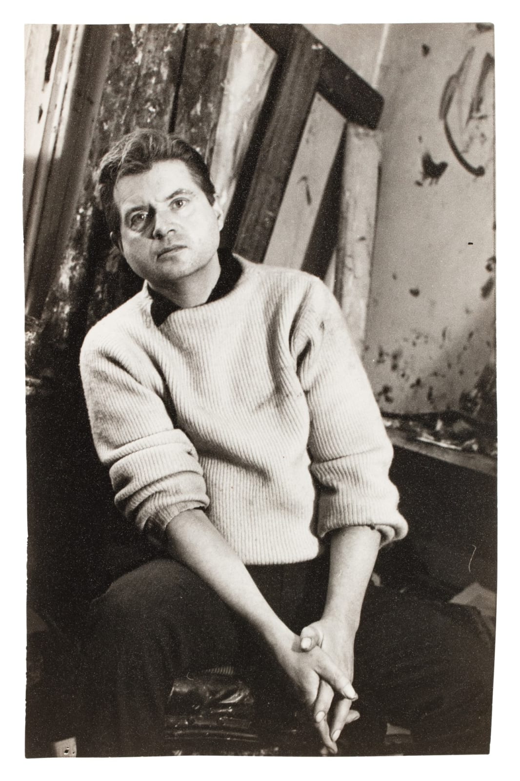 Cecil Beaton, Francis Bacon in his Battersea studio, 1960