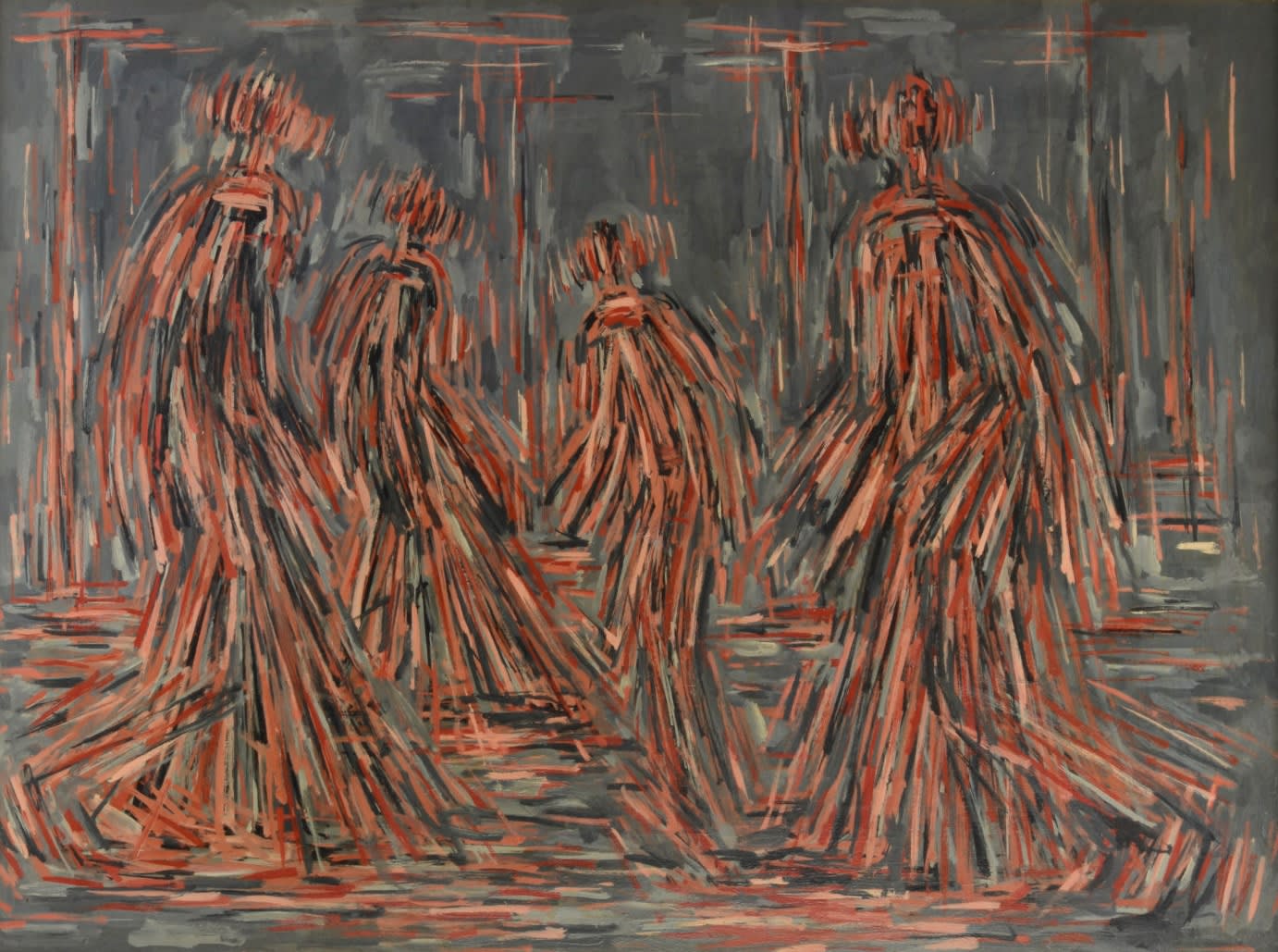 William Turnbull, Untitled (Walking Figures), 1952