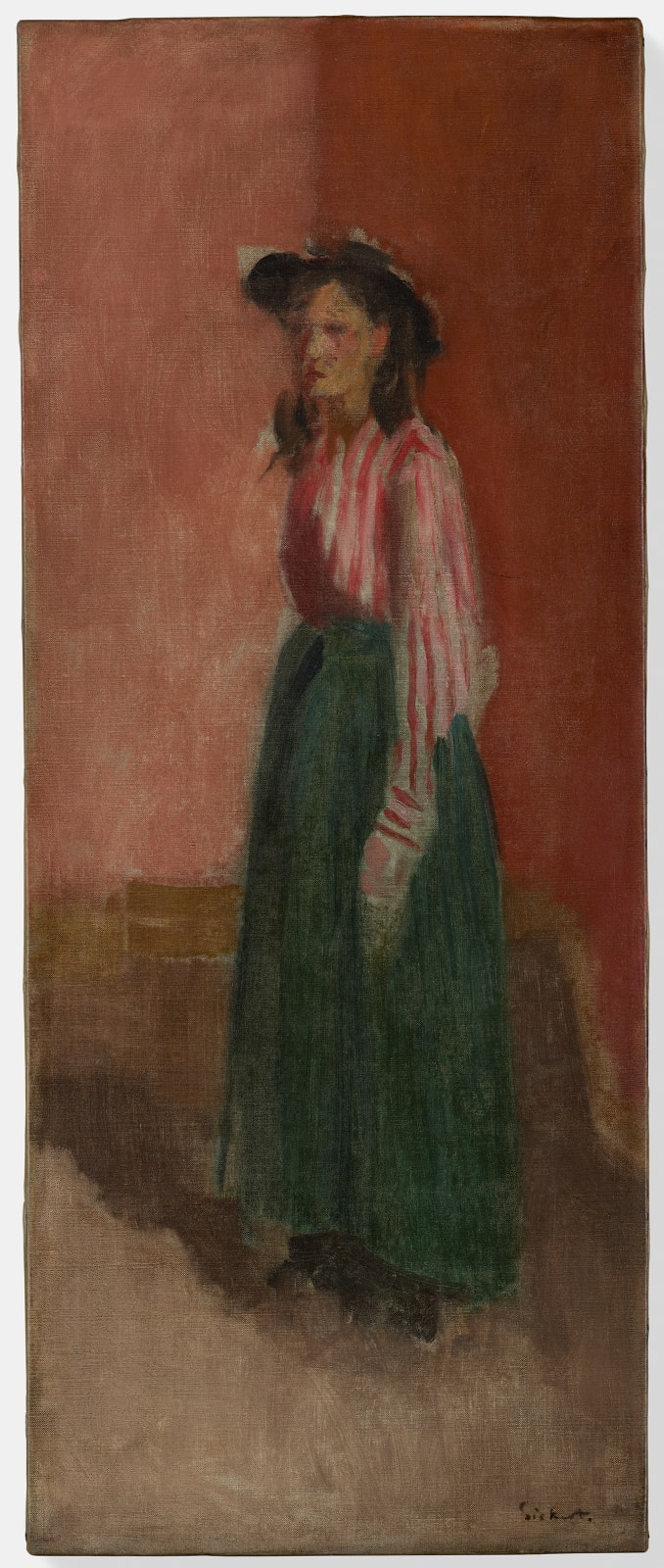 Walter Richard Sickert, Le Corsage Raye: Standing Woman, c1893-4
