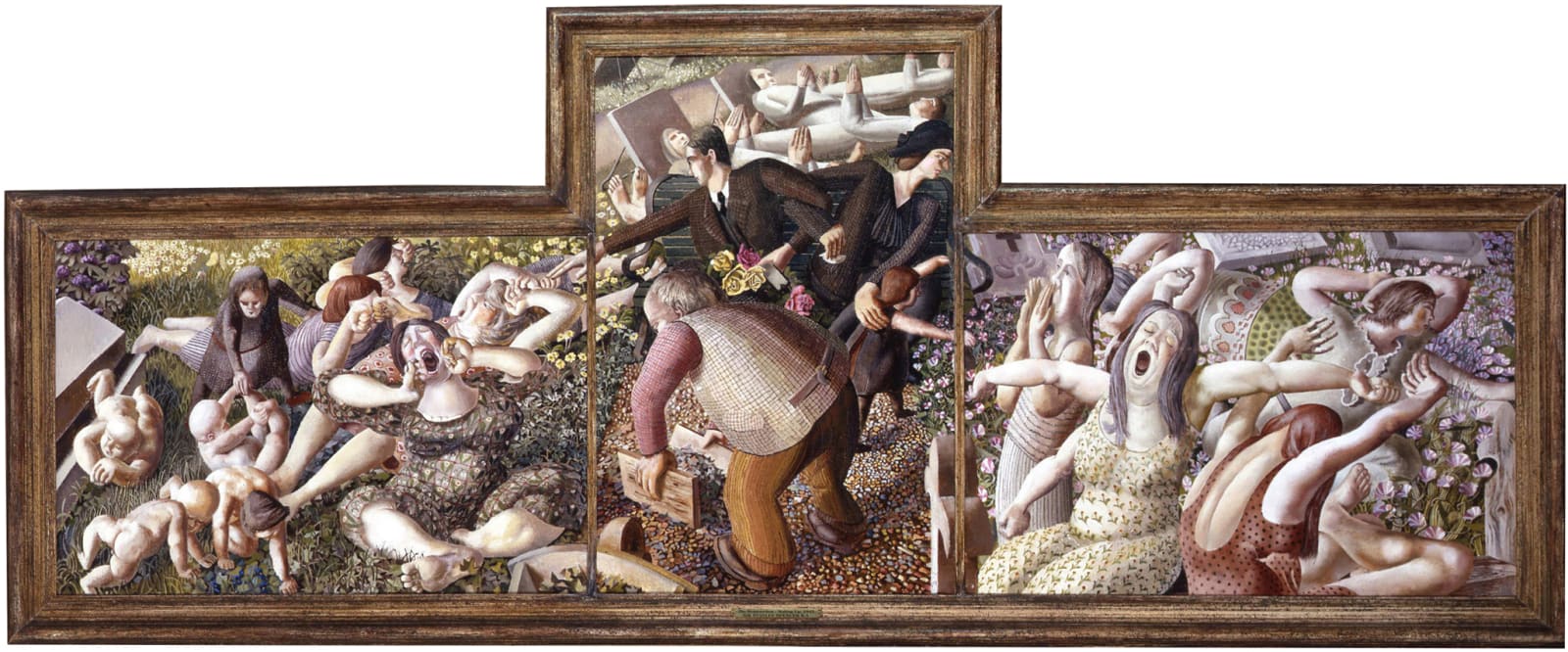 Stanley Spencer, The Resurrection: Waking Up, 1945