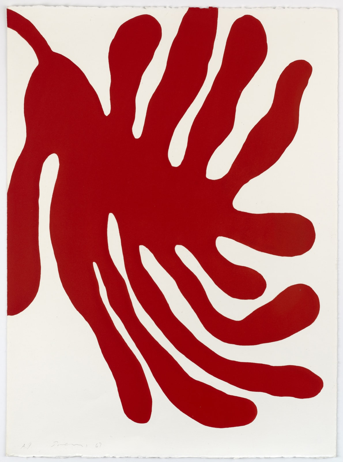 William Turnbull, Leaf, 1967