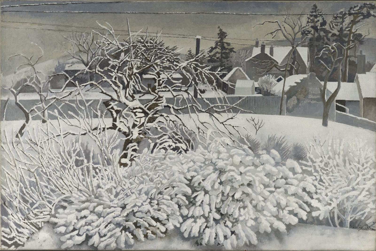 Stanley Spencer, Apple Trees in Snow, 1940