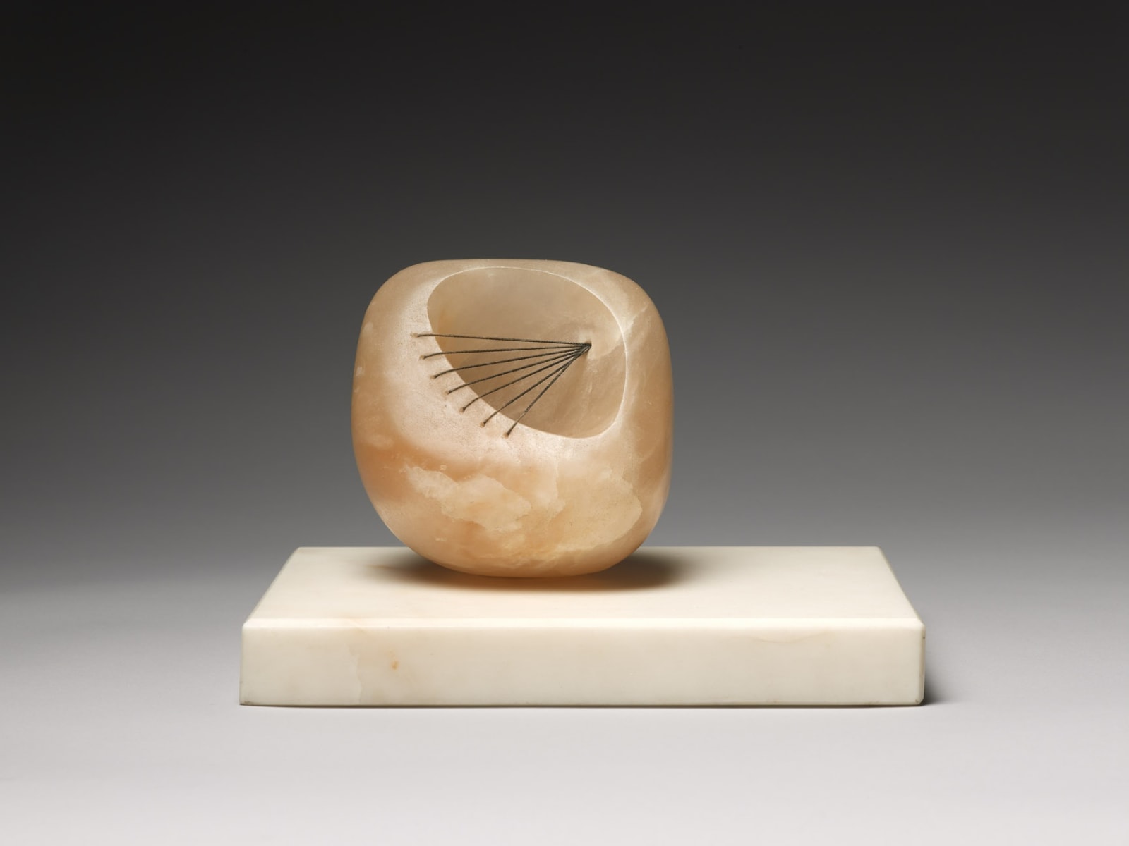 Barbara Hepworth, Small Stone with Black Strings, 1952