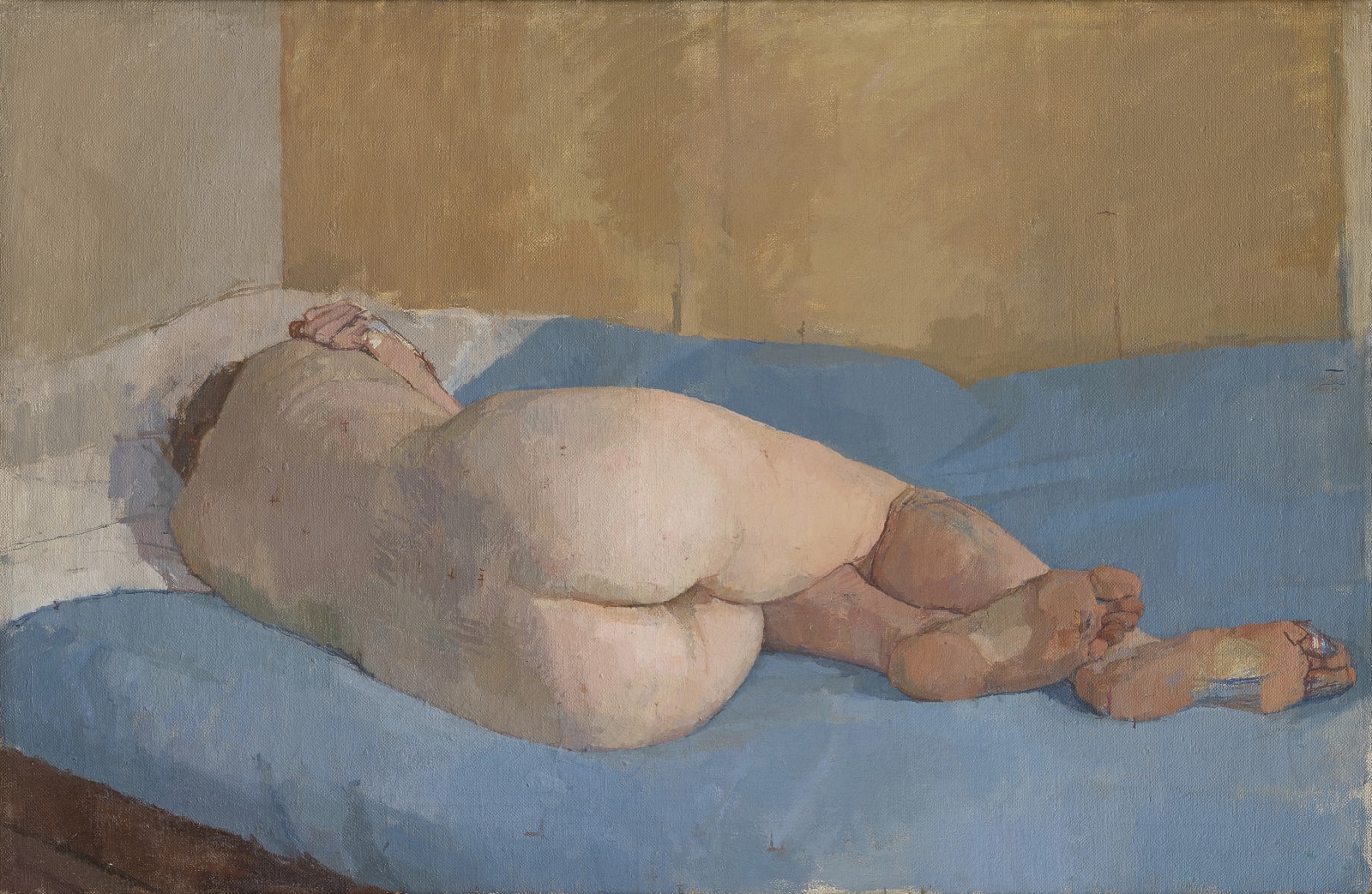Euan Uglow, Beautiful Girl Lying Down, 1958-59