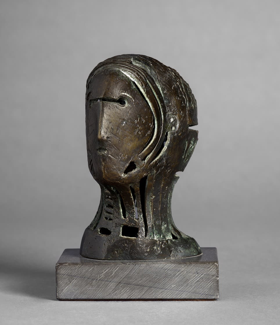 Henry Moore, Maquette for Openwork Head no.2, 1950